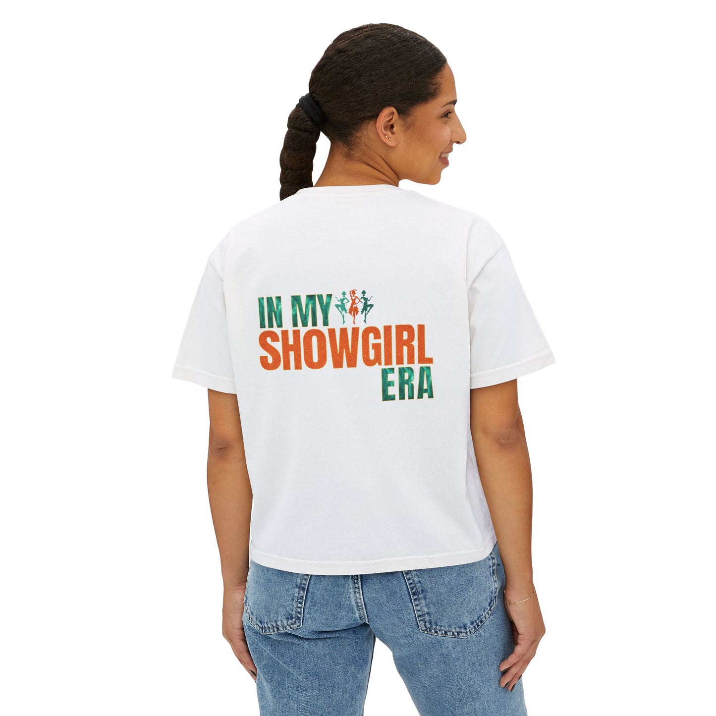 Showgirl Era Women's Boxy Crop Tee