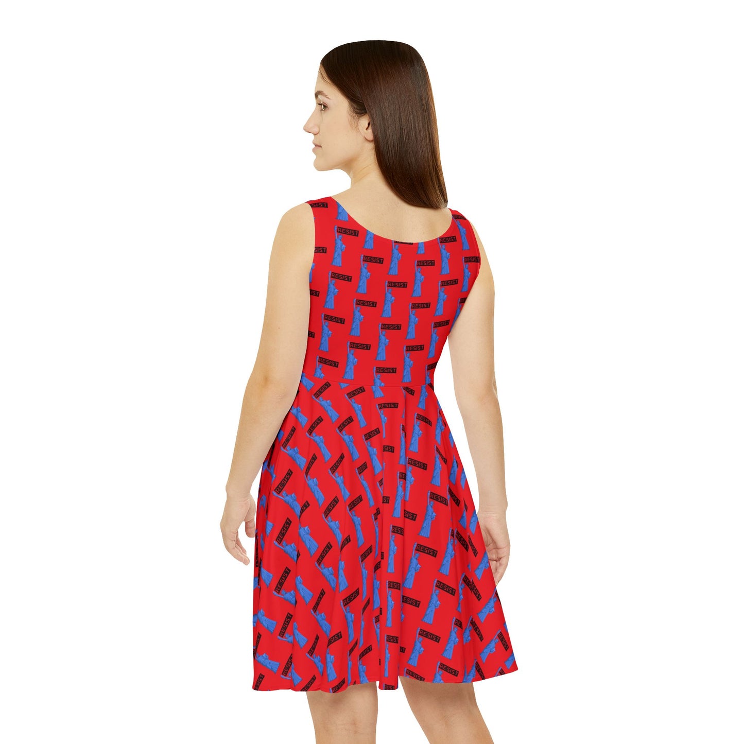 Lady Liberty Resist Women's Skater Dress