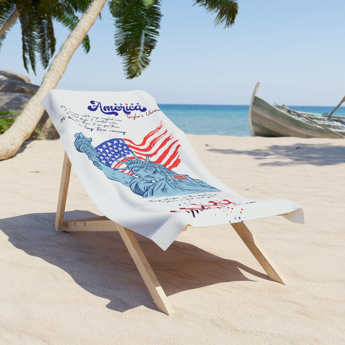 Miss Americana Beach Towel