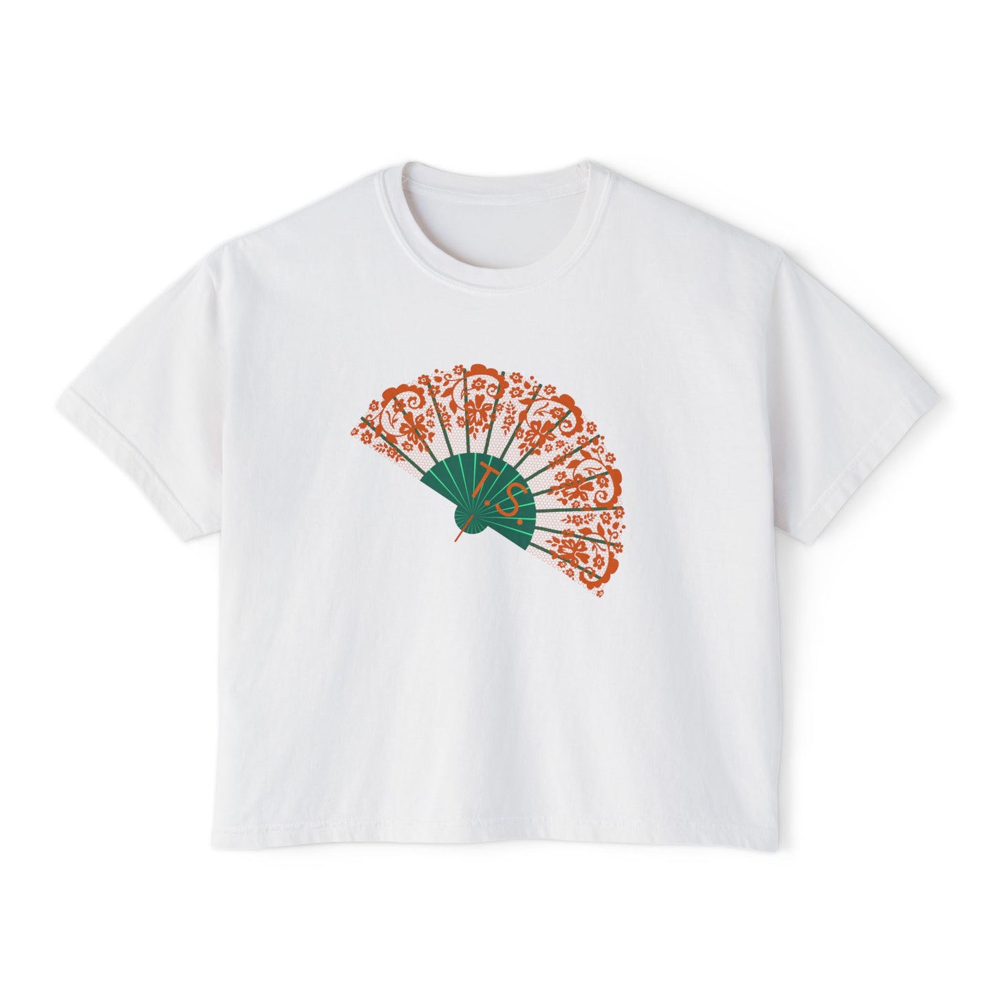 Showgirl Era Women's Boxy Crop Tee
