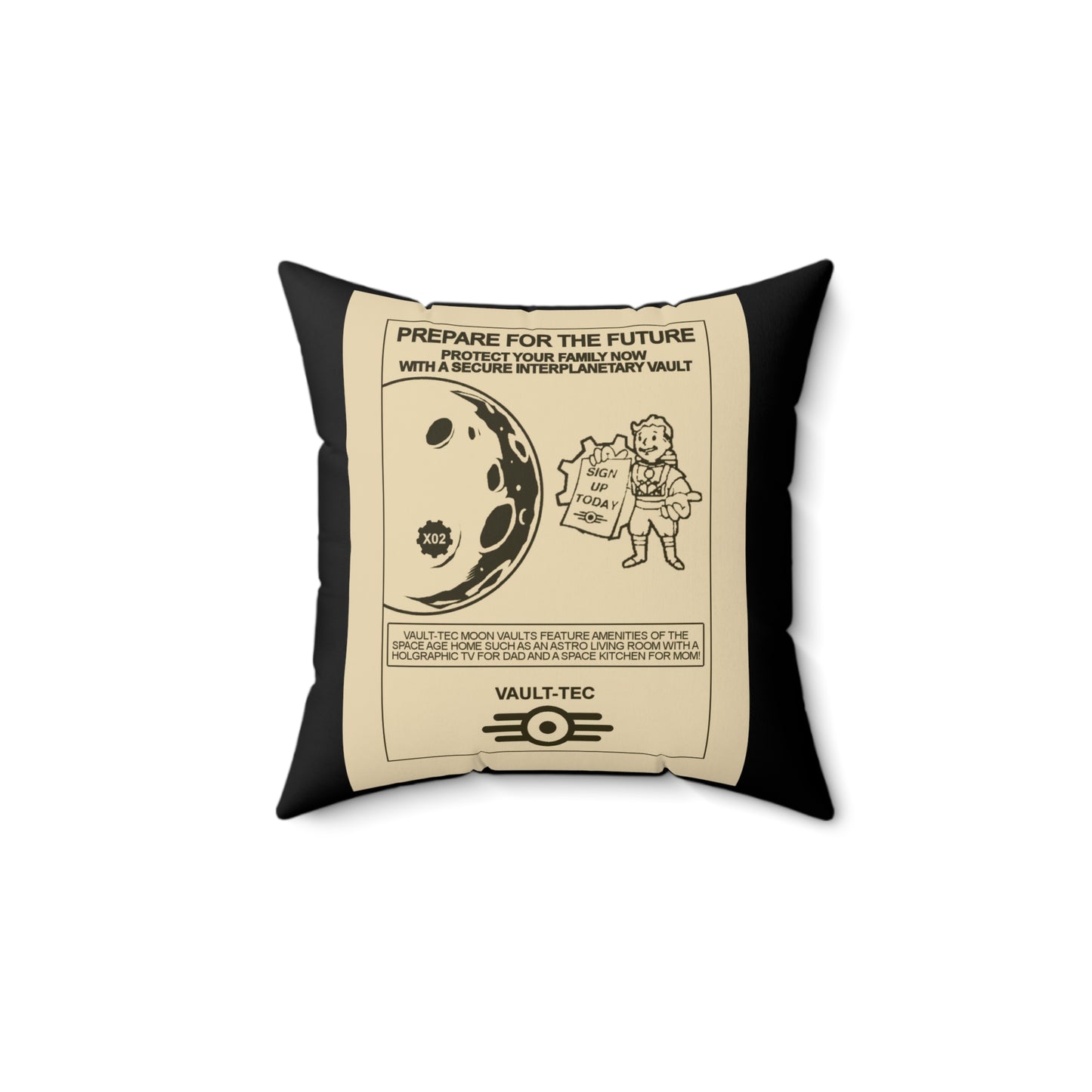Vault-Tek Polyester Square Pillow