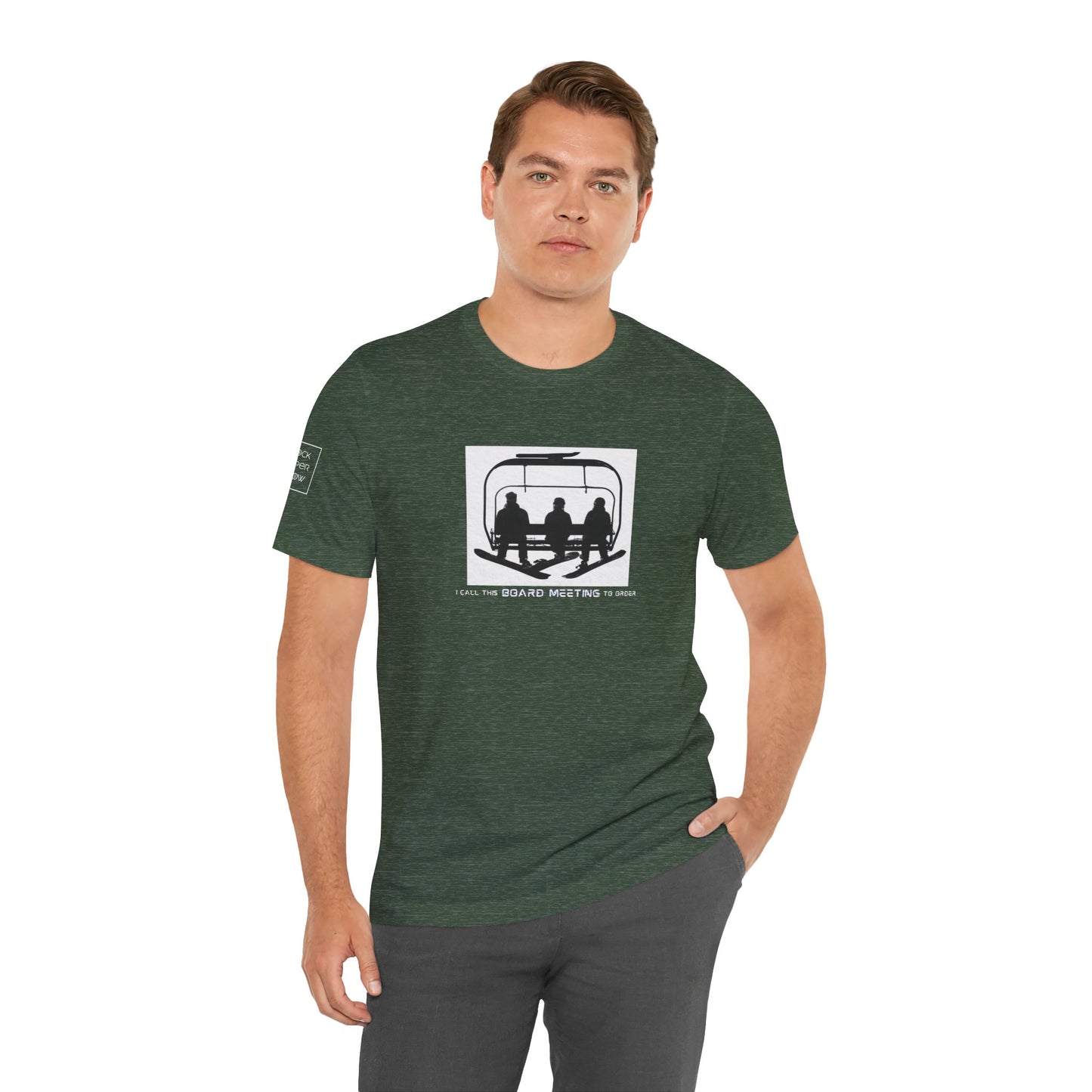 Board Meeting Snowboarder Tee