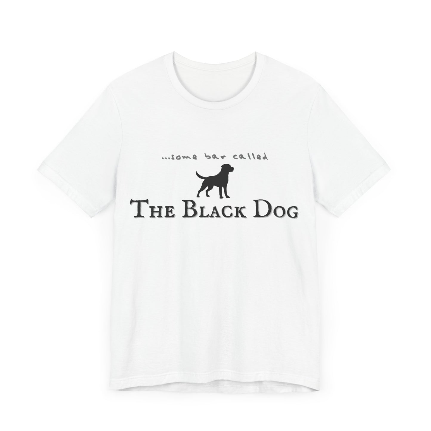 The Black Dog Location Services On Unisex Tee
