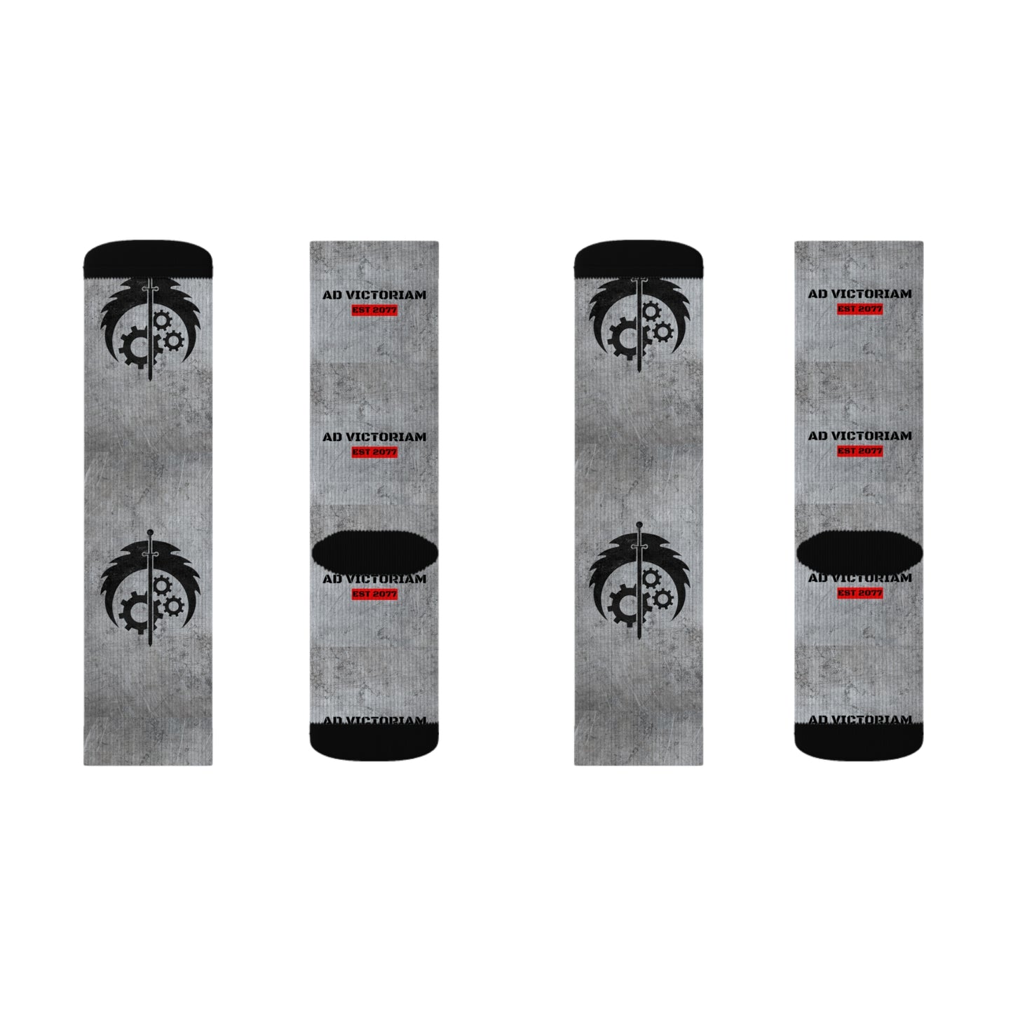 Brother Hood of Steel Sublimation Socks