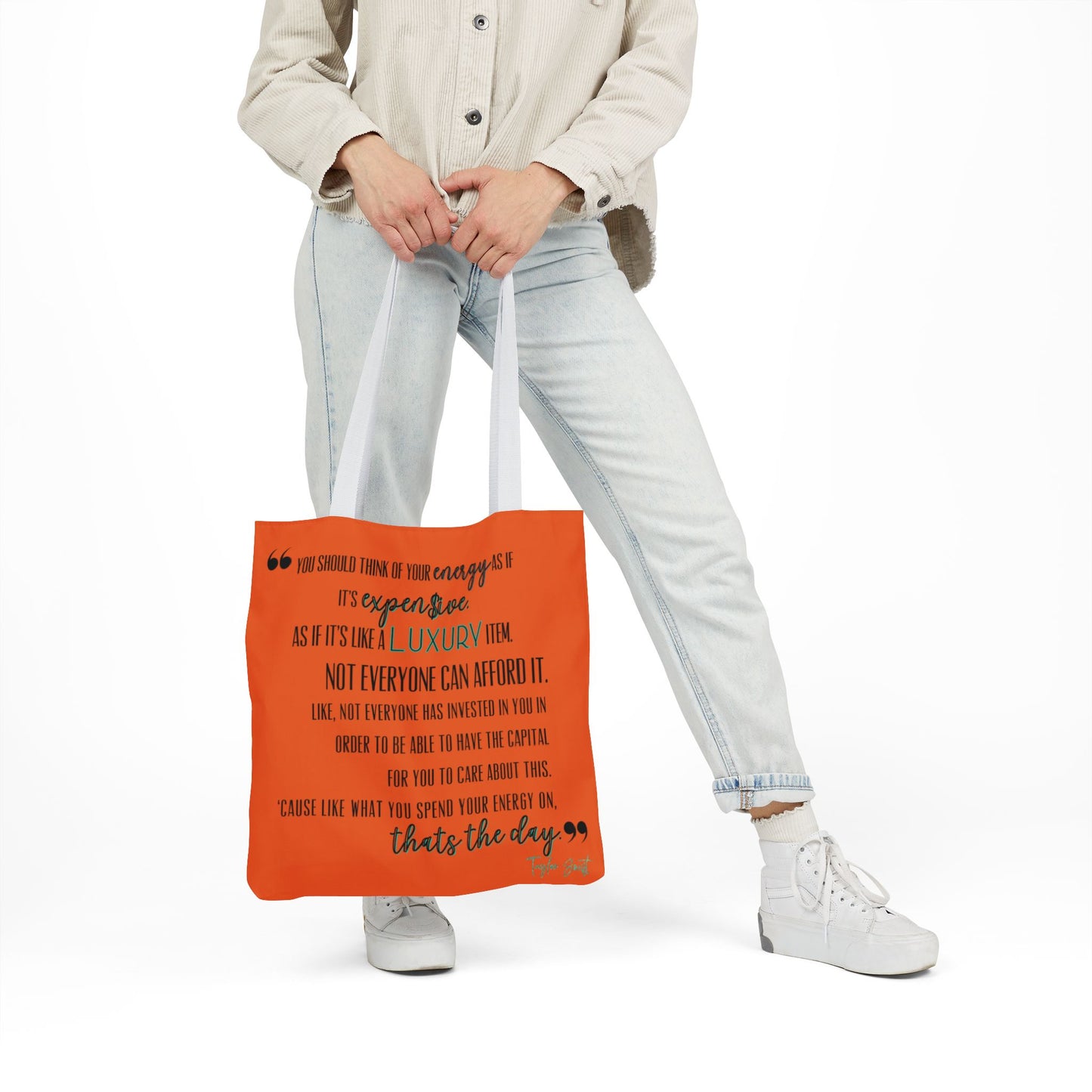Energy Quote -Cancelled Canvas Tote Bag