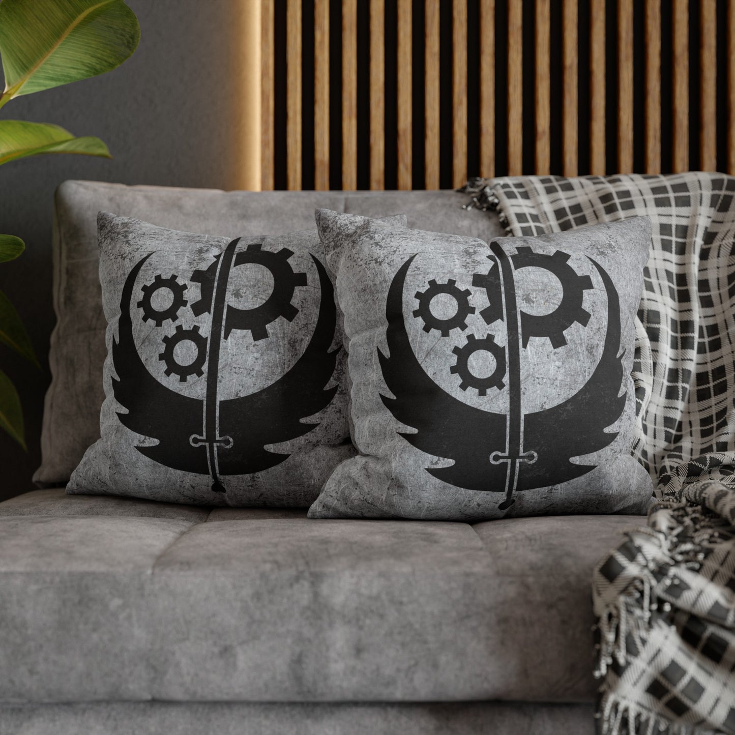 Fallout Brotherhood Square Pillowcase