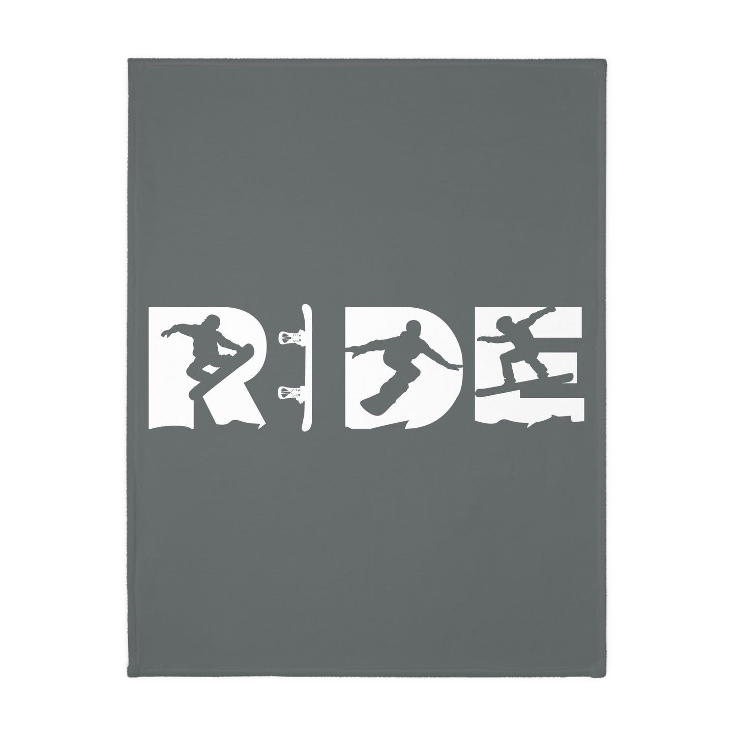 RIDE / Bretton Woods Snowboarding Velveteen Microfiber Blanket (Two-sided print)