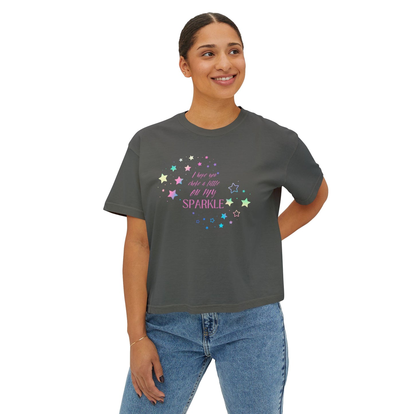 Sparkle Women's Boxy Tee
