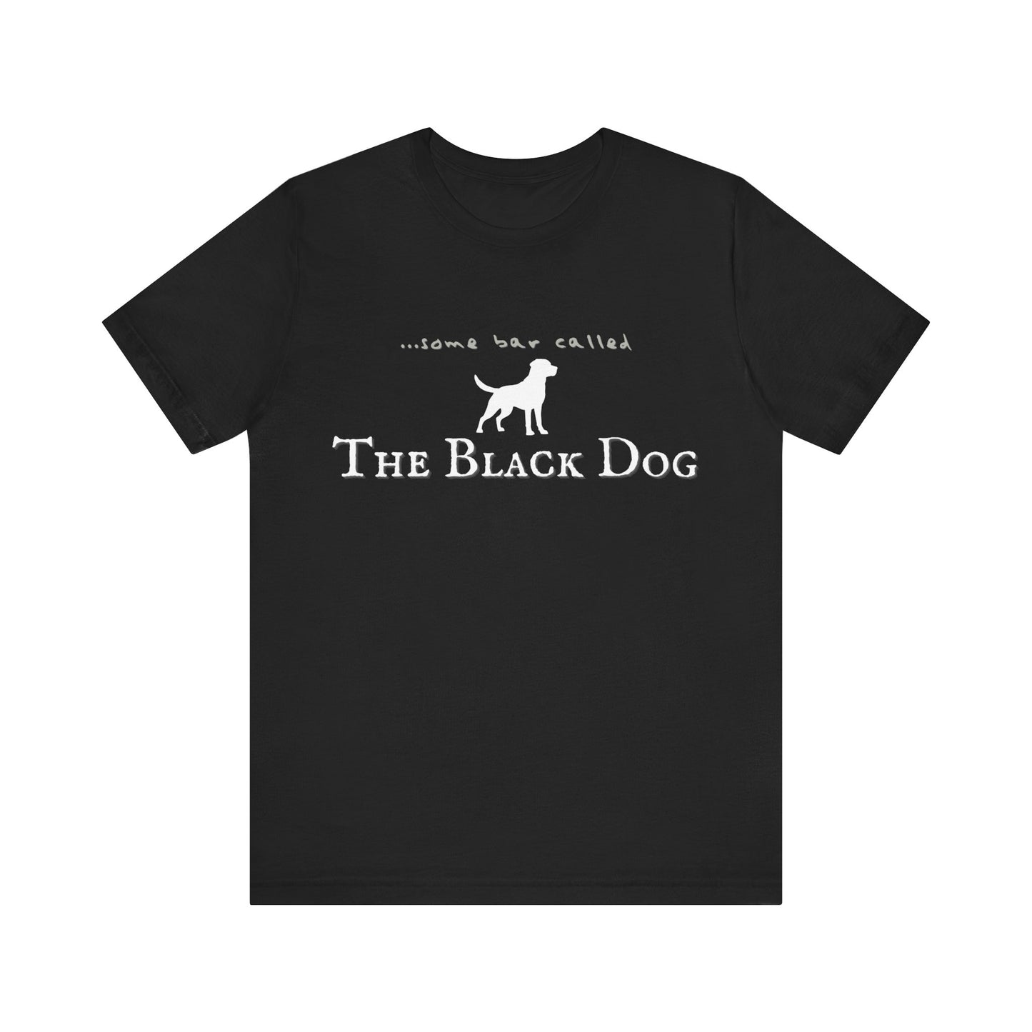 The Black Dog Location Services On Unisex Tee