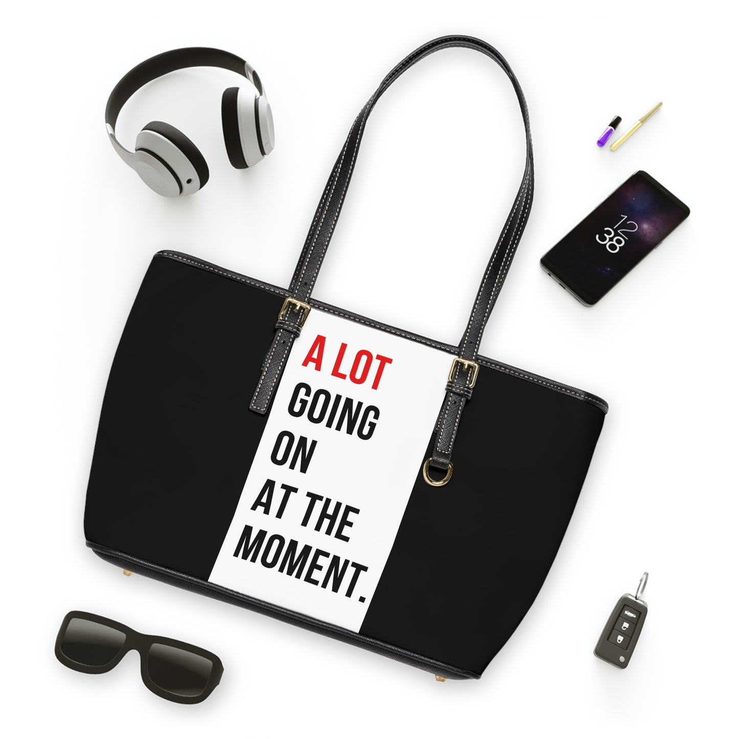 PU Leather Shoulder Bag