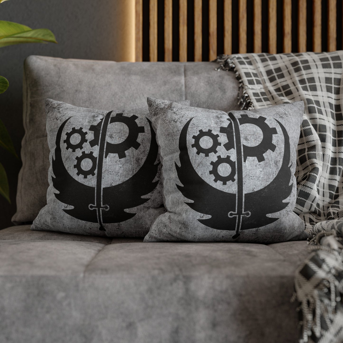 Fallout Brotherhood Square Pillowcase