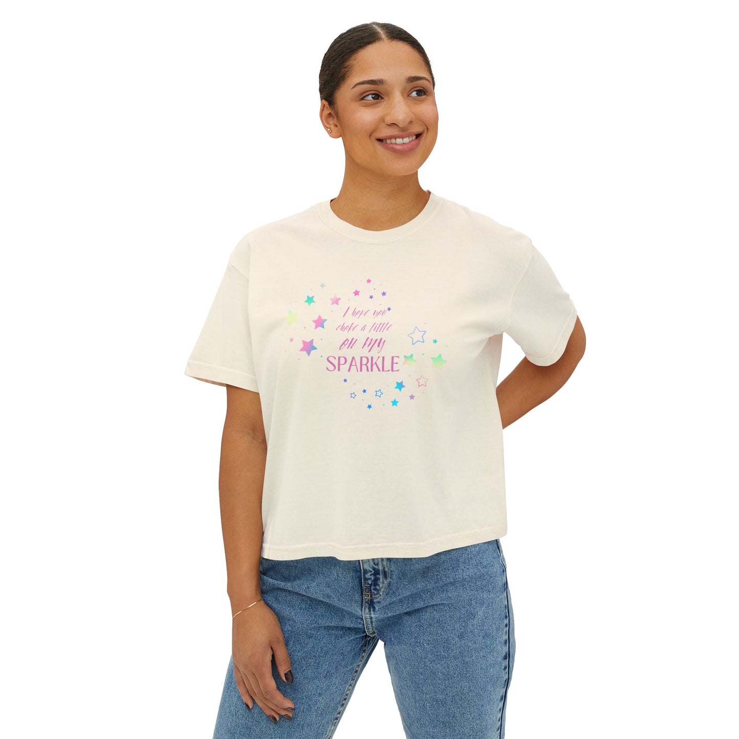 Sparkle Women's Boxy Tee