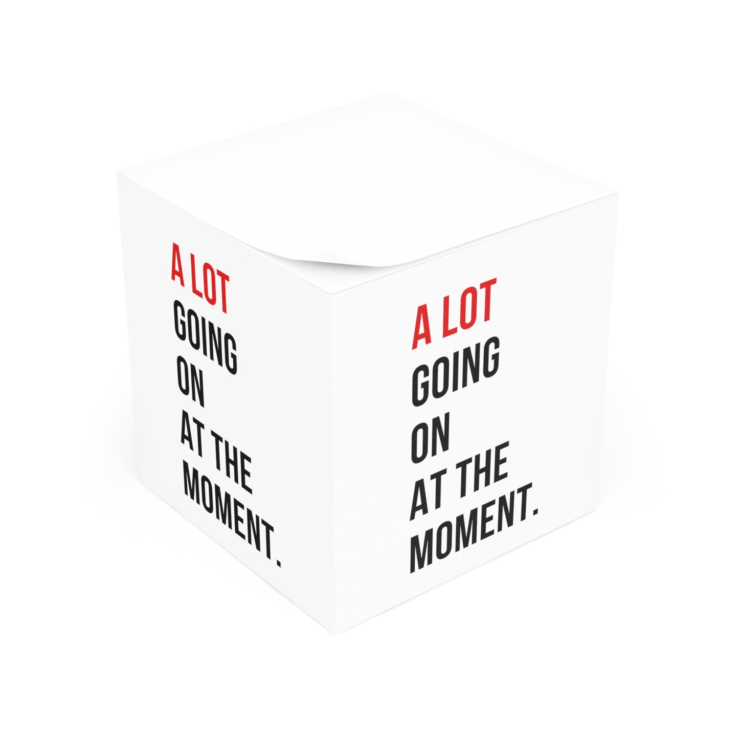 A Lot Going On Swiftie Note Cube