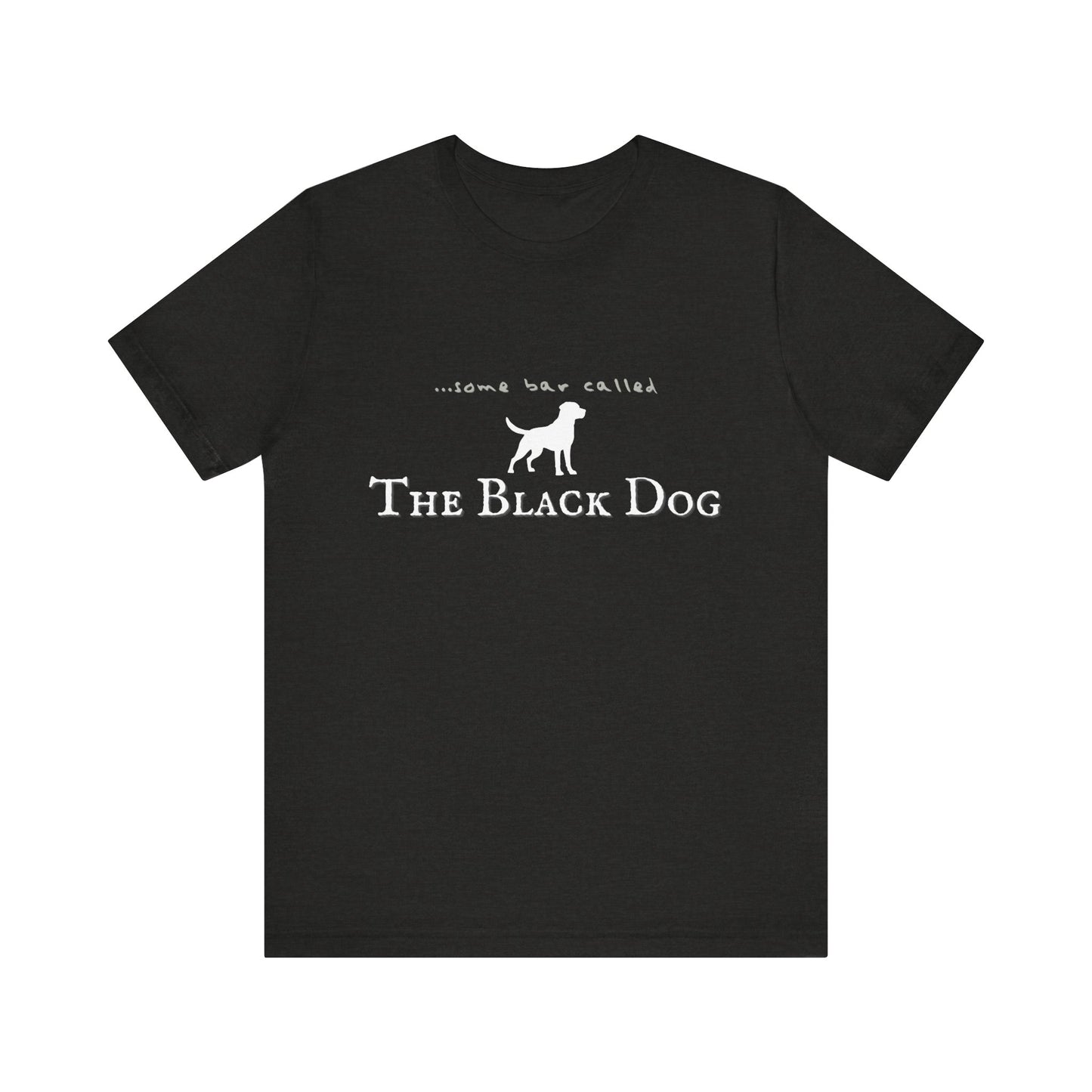 The Black Dog Location Services On Unisex Tee