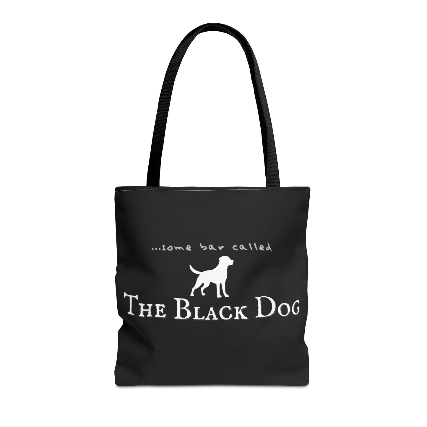 The Black Dog Tote Bag (AOP)