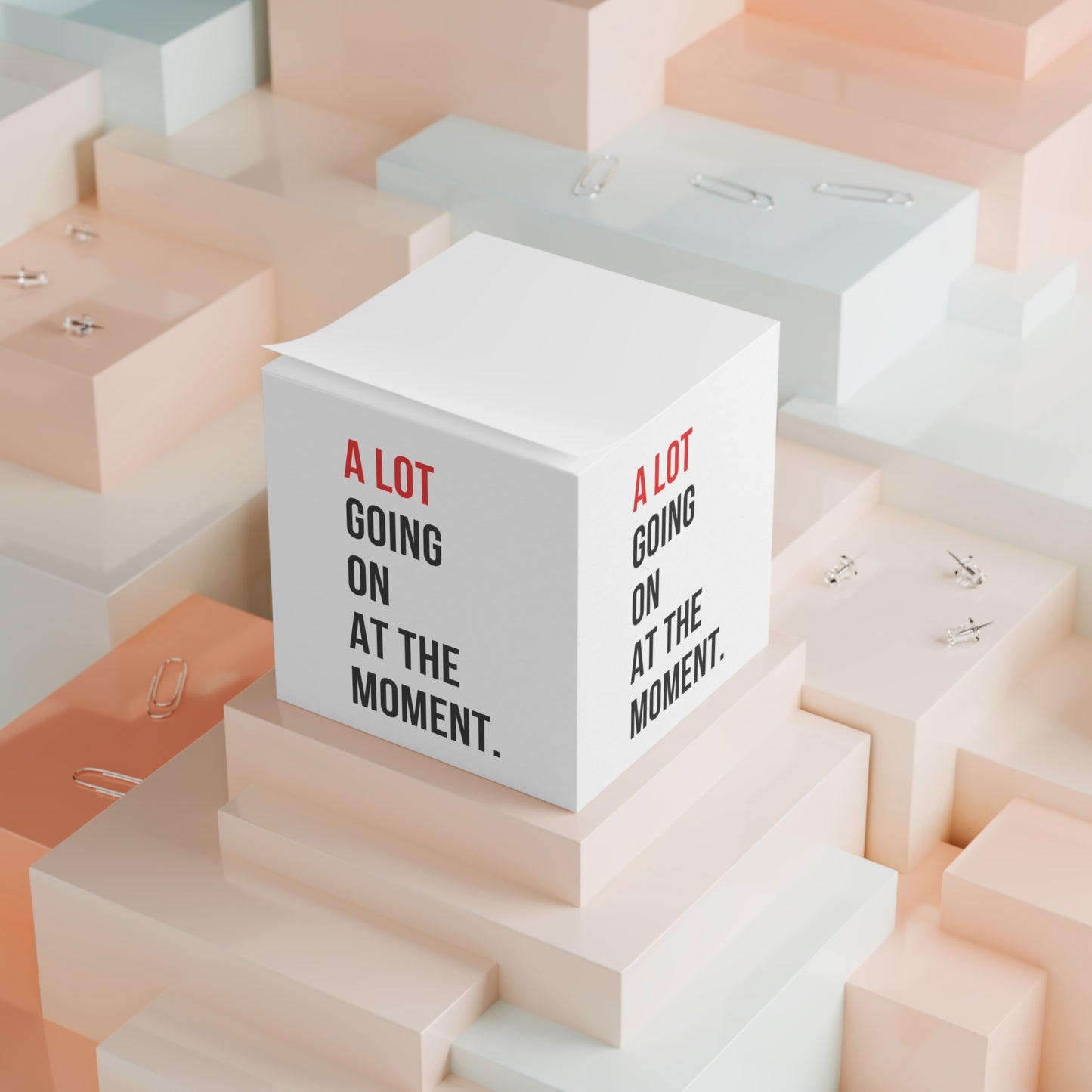 A Lot Going On Swiftie Note Cube