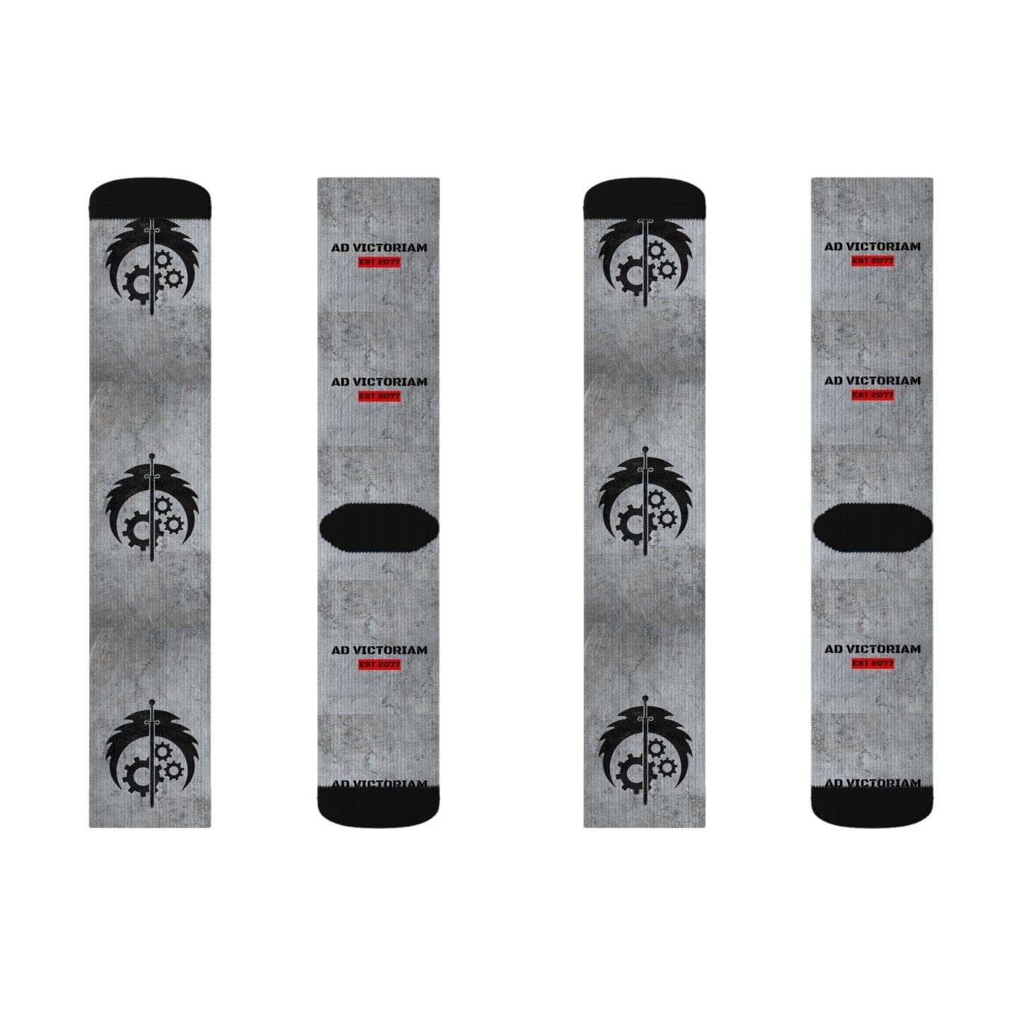 Brother Hood of Steel Sublimation Socks