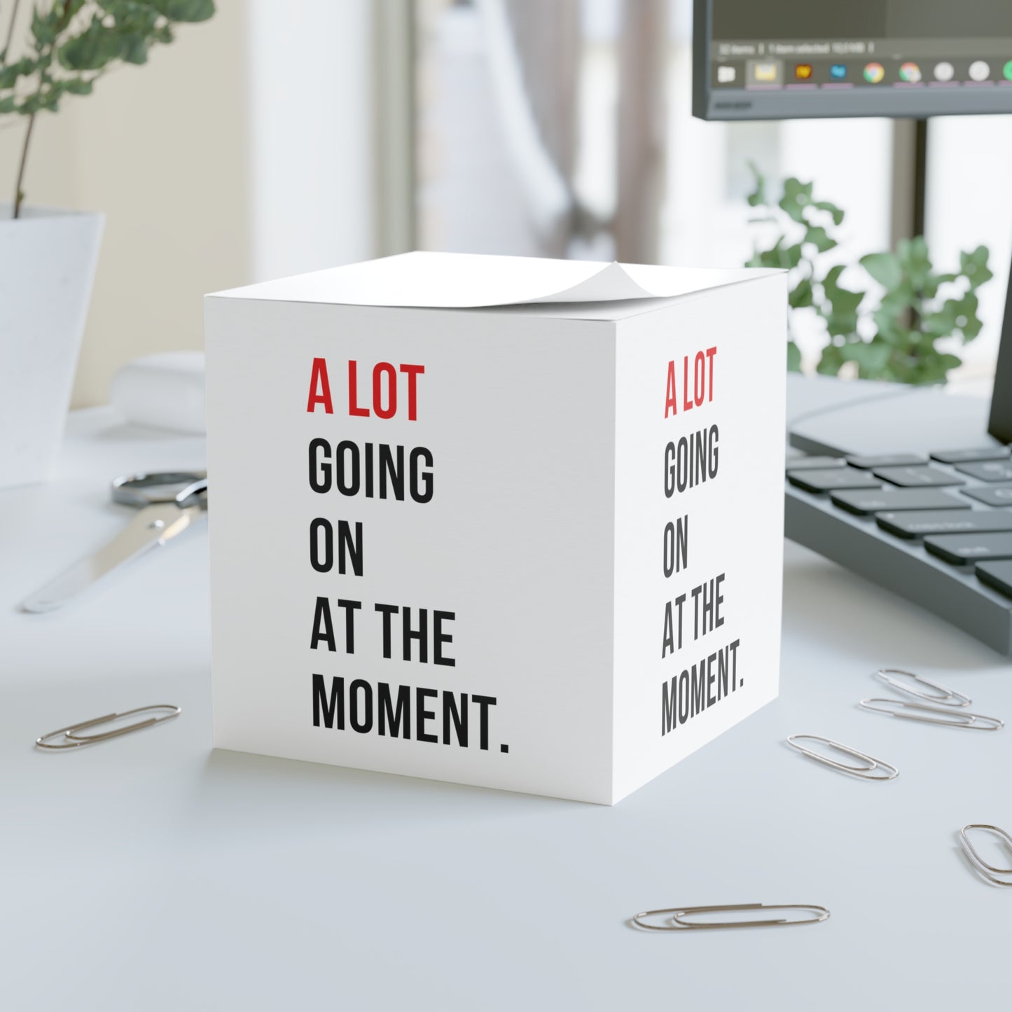 A Lot Going On Swiftie Note Cube