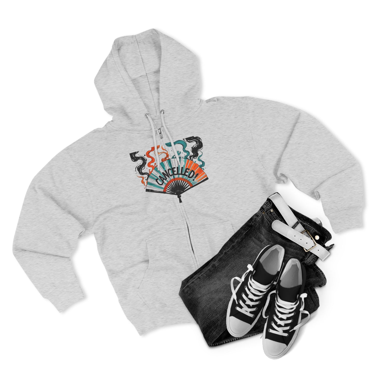 CANCELLED HANDFAN Unisex Zip Hoodie