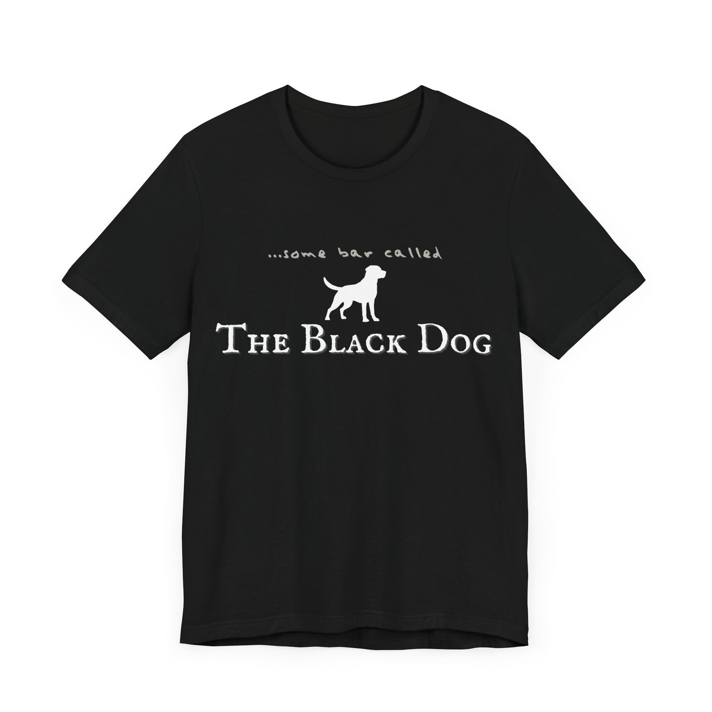 The Black Dog Location Services On Unisex Tee