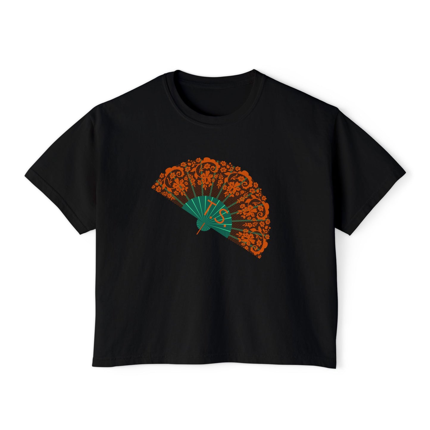 Showgirl Era Women's Boxy Crop Tee