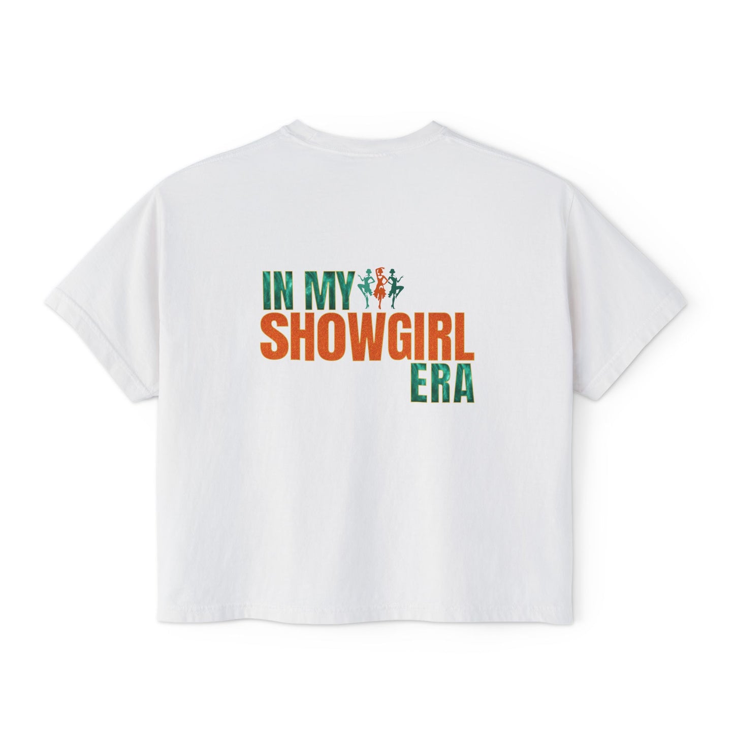 Showgirl Era Women's Boxy Crop Tee