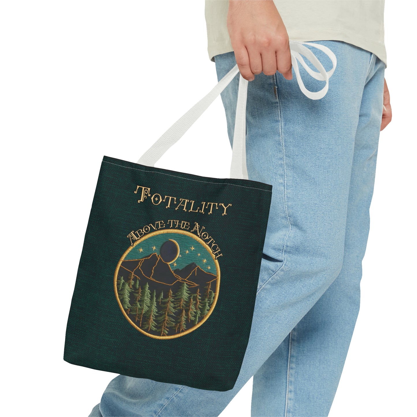 Eclipse New Hampshire Needlepoint Inspired Tote Bag