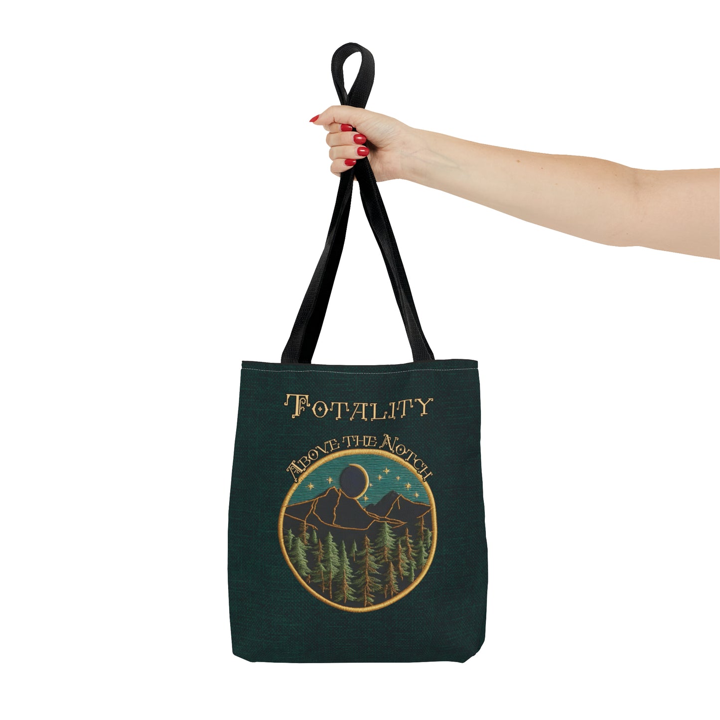 Eclipse New Hampshire Needlepoint Inspired Tote Bag