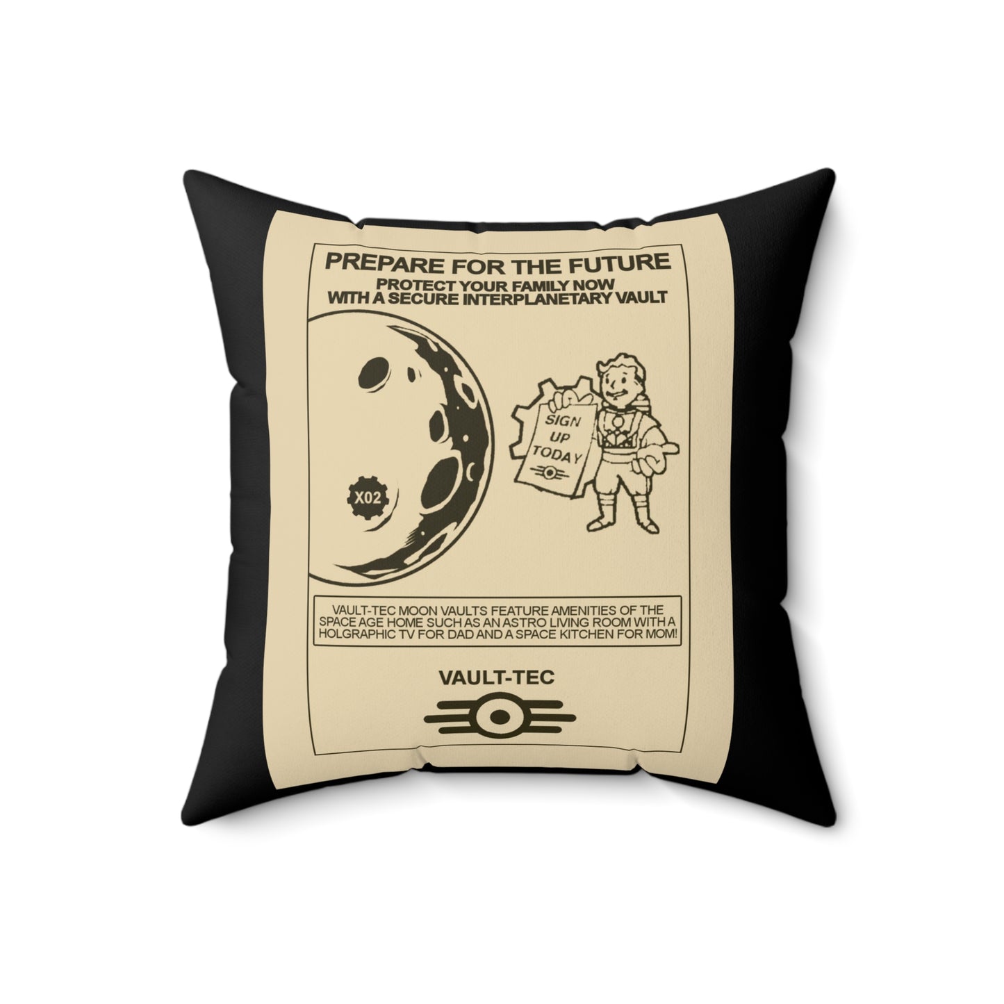 Vault-Tek Polyester Square Pillow
