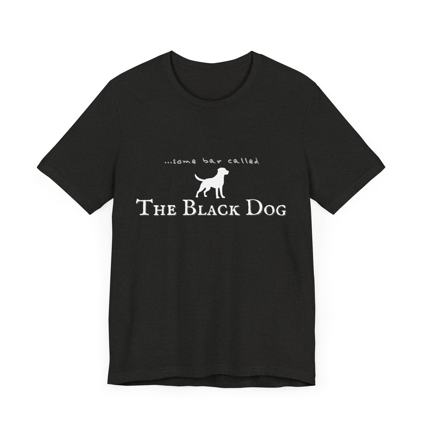 The Black Dog Location Services On Unisex Tee