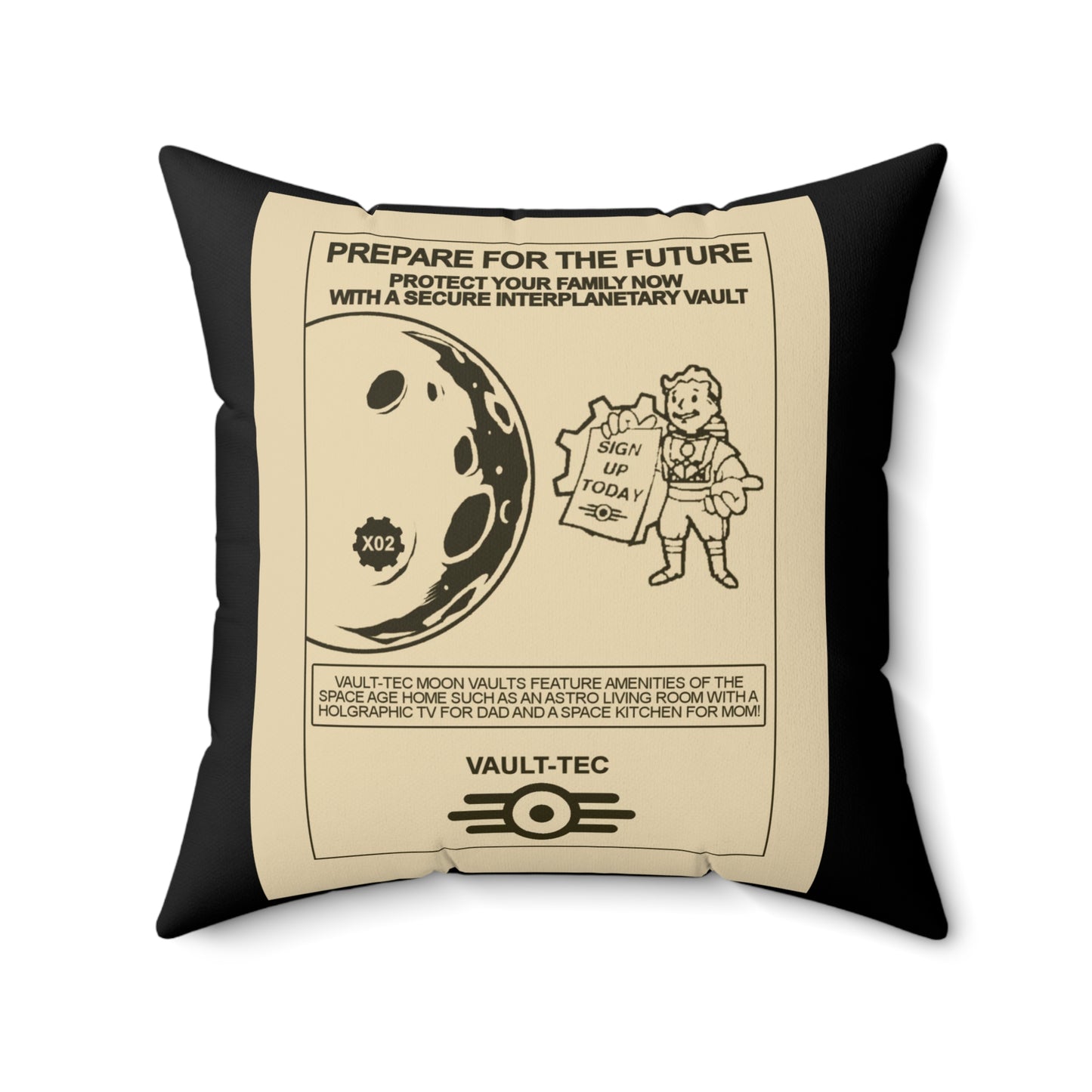 Vault-Tek Polyester Square Pillow