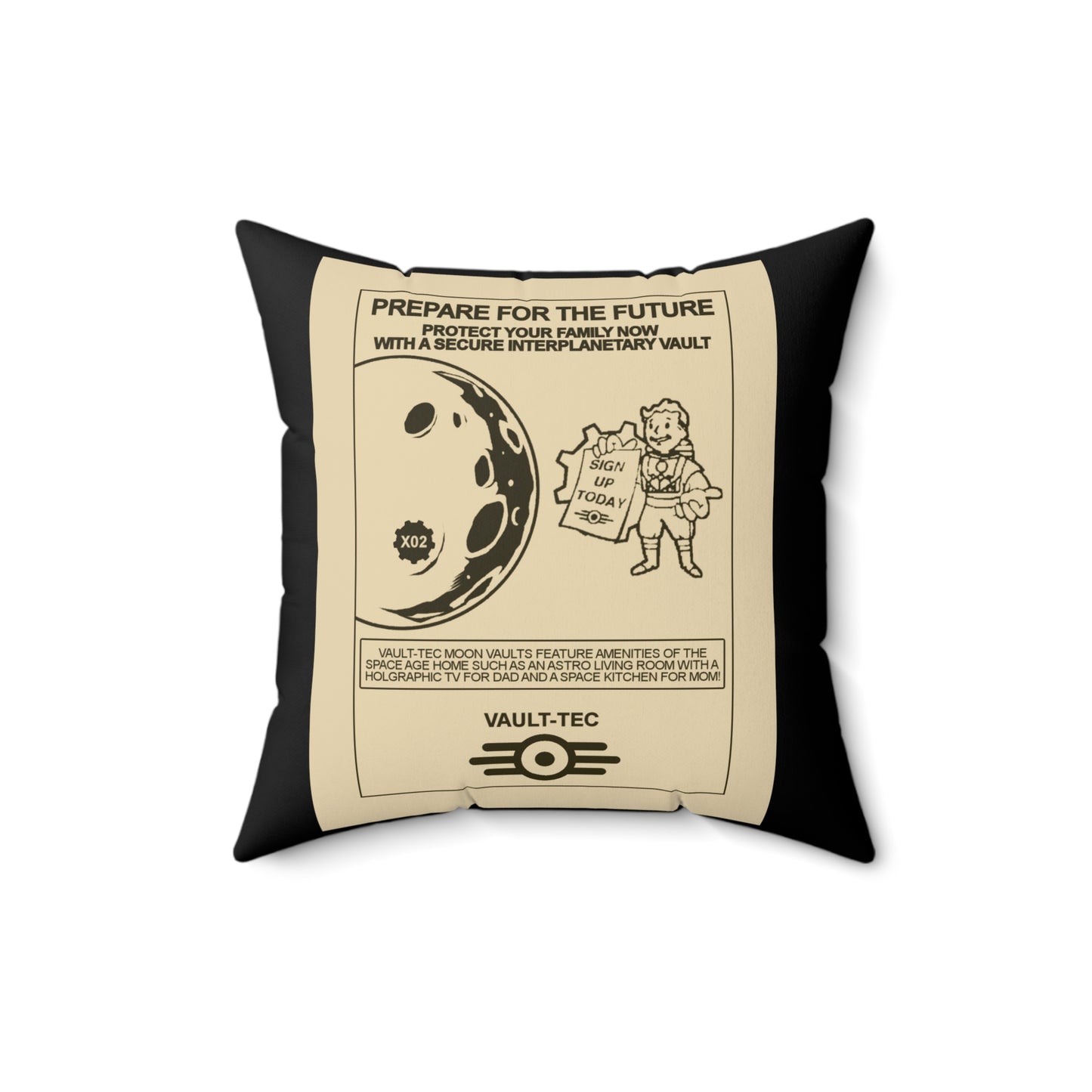 Vault-Tek Polyester Square Pillow