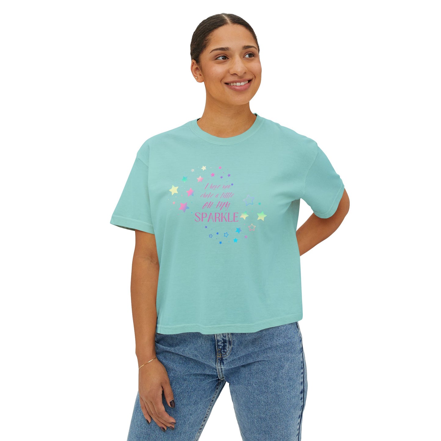 Sparkle Women's Boxy Tee