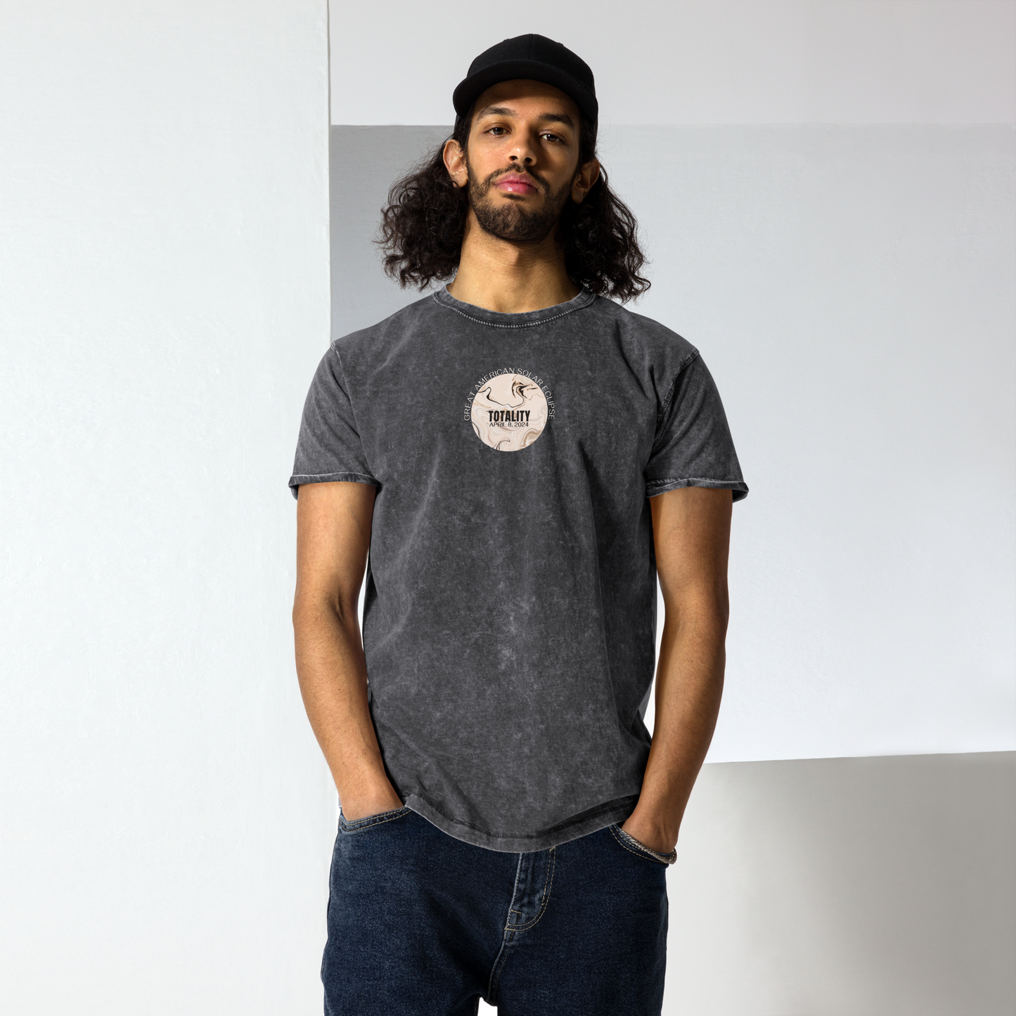 Totality 13 States Circle Denim T-Shirt