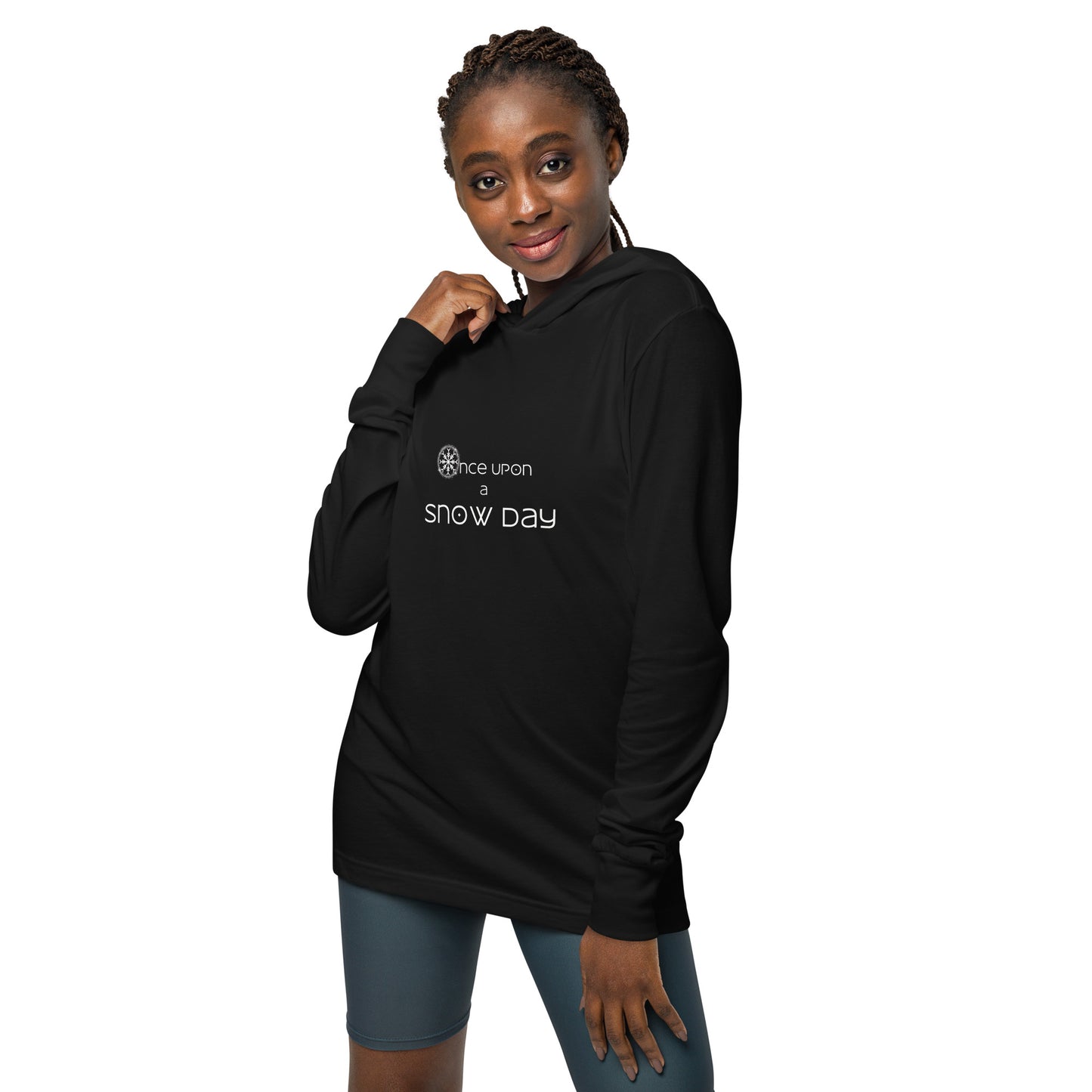 Once Upon a Snow Day Hooded long-sleeve tee