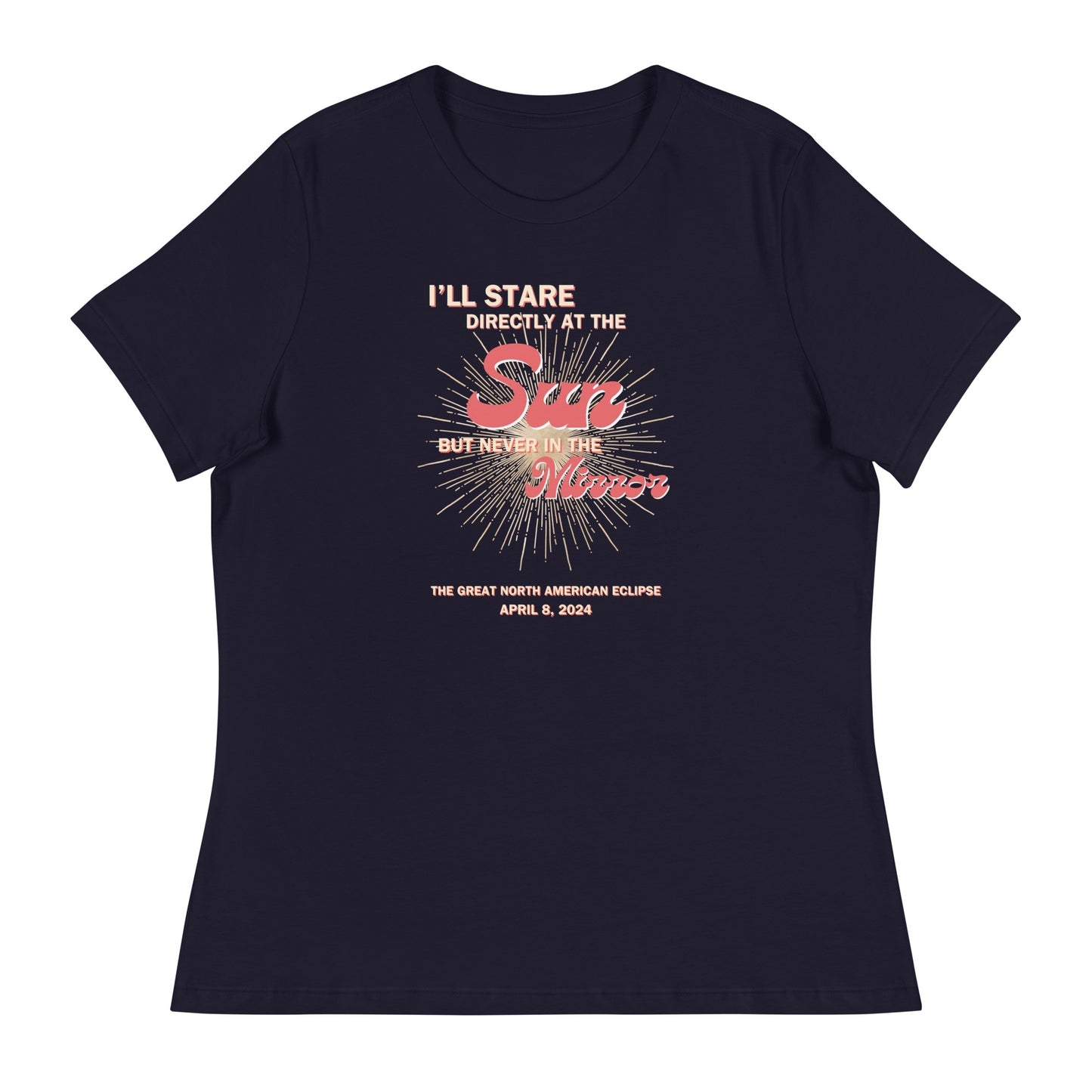Sun & Mirror Eclipse Women's Relaxed T-Shirt