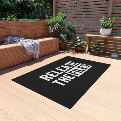 Release the Files Outdoor Rug