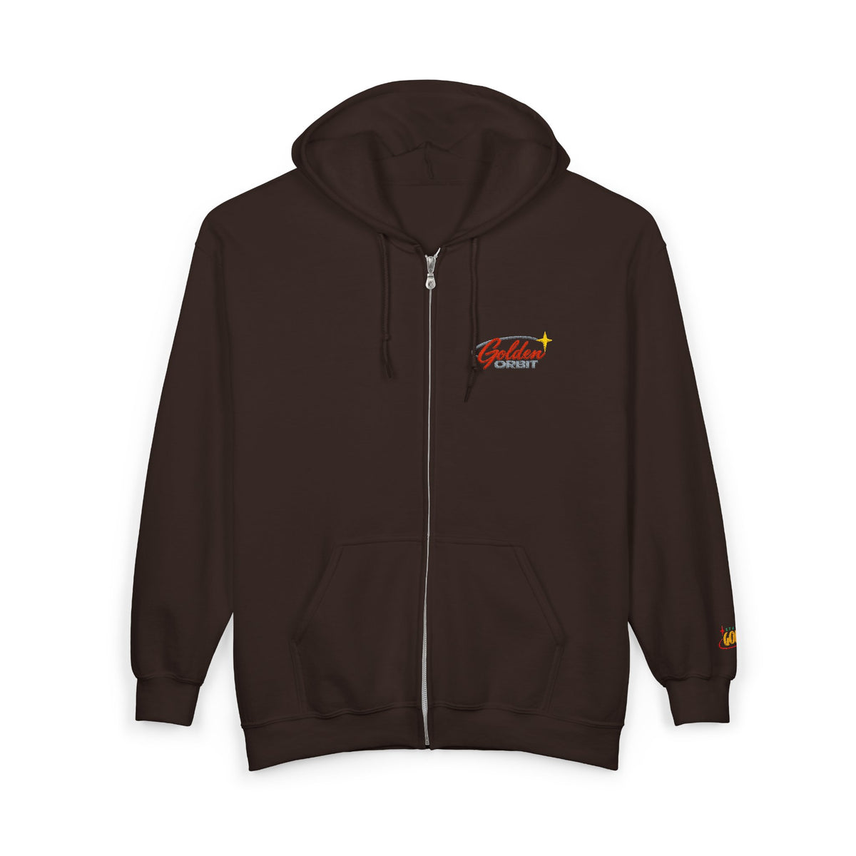 Golden Orbit Unisex Heavy Blend™ Full Zip Hooded Sweatshirt