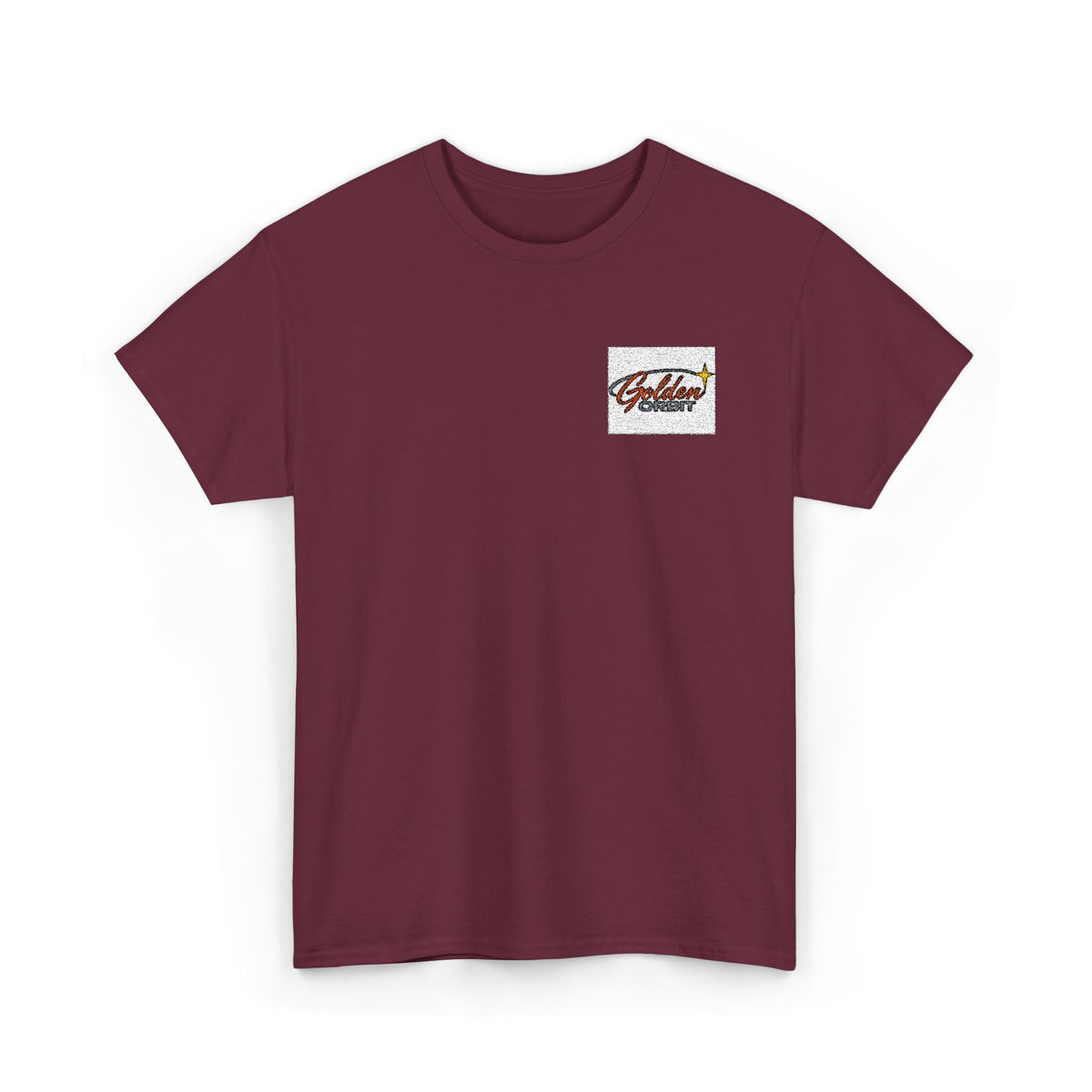 Golden Orbit Logo Tee Embroidered