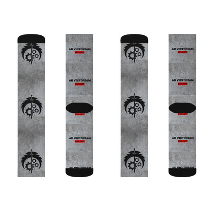 Brother Hood of Steel Sublimation Socks