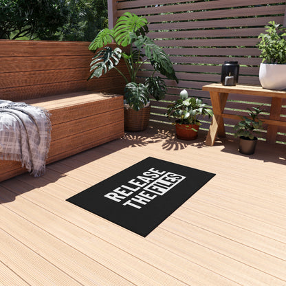 Release the Files Outdoor Rug