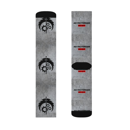 Brother Hood of Steel Sublimation Socks
