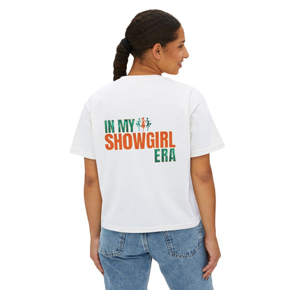 Showgirl Era Women's Boxy Crop Tee