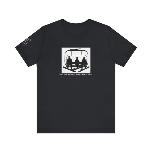 Board Meeting Snowboarder Tee