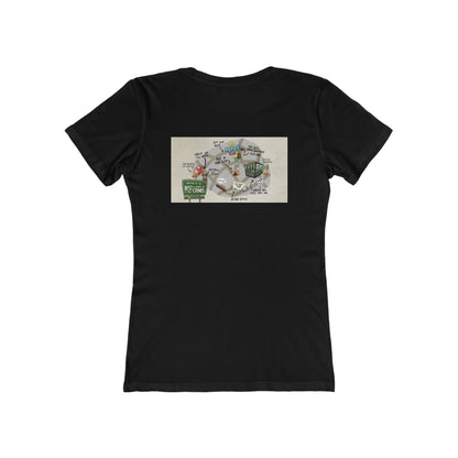 X Marks The Spot Boyfriend Tee for Women