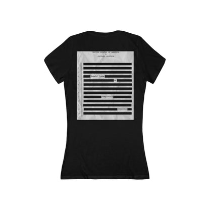 RELEASE ALL THE FILES Women's Deep V Tee