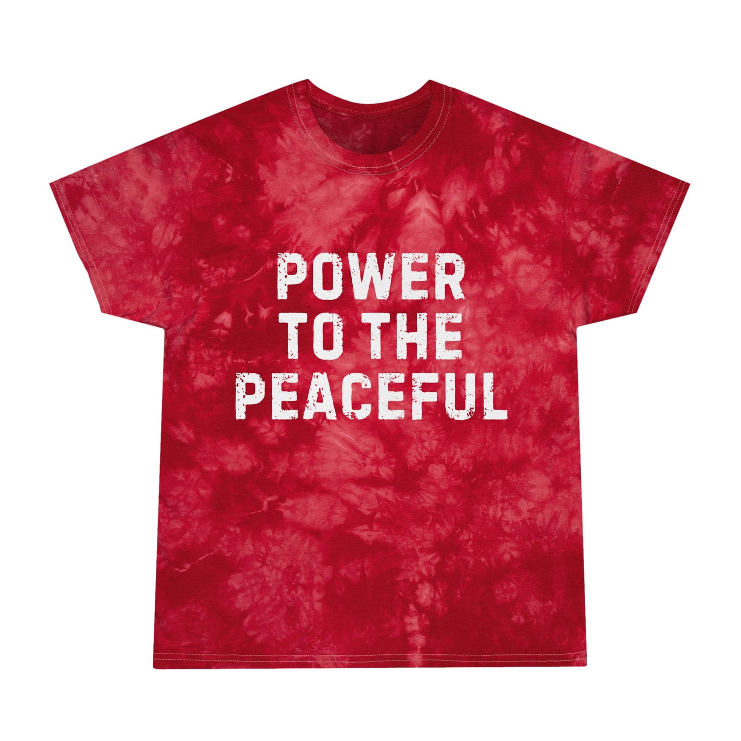 Peaceful Tie Dye Cotton Tee