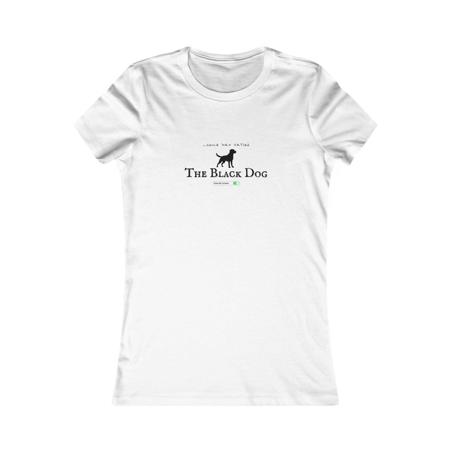 The Black Dog Fitted Women's Tee