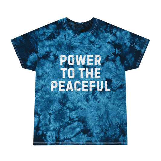 Peaceful Tie Dye Cotton Tee
