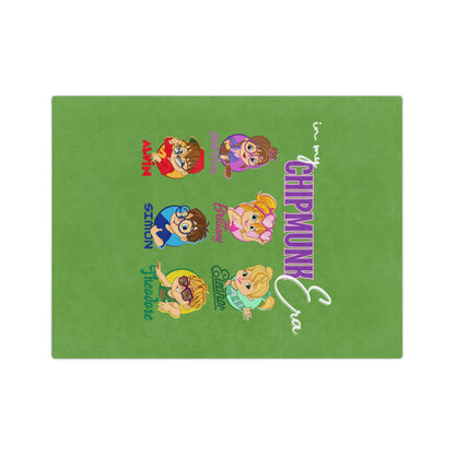 Chipmunk Era Velveteen Microfiber Blanket